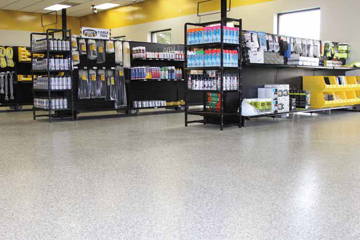  環氧彩砂自流平體系