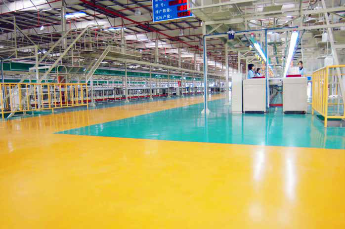  水性環(huán)氧砂漿平涂亮光涂裝體系